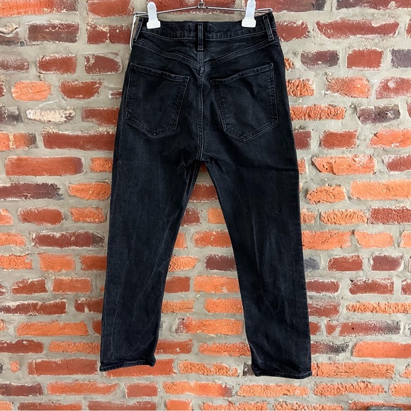 Agolde Riley High Rise Straight Cropped Jeans - Picture 4 of 11